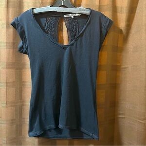 Revolve x Pam & Gela lace back black‎ top